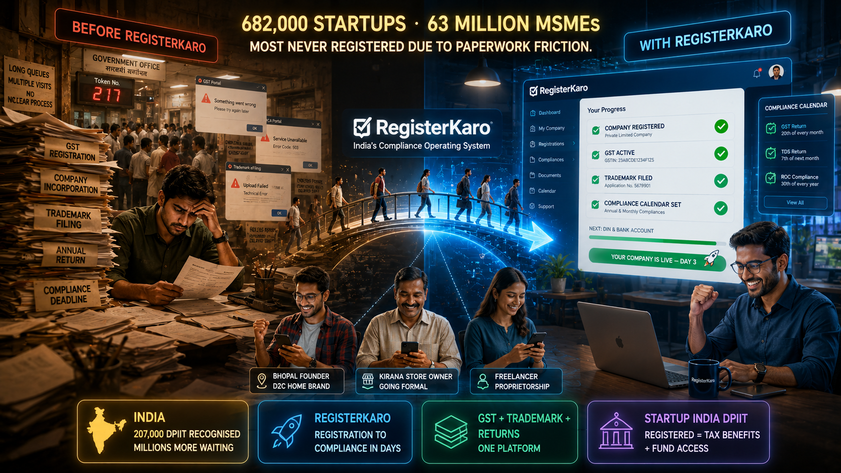 RegisterKaro India LegalTech Startup Regulatory Fix 2026