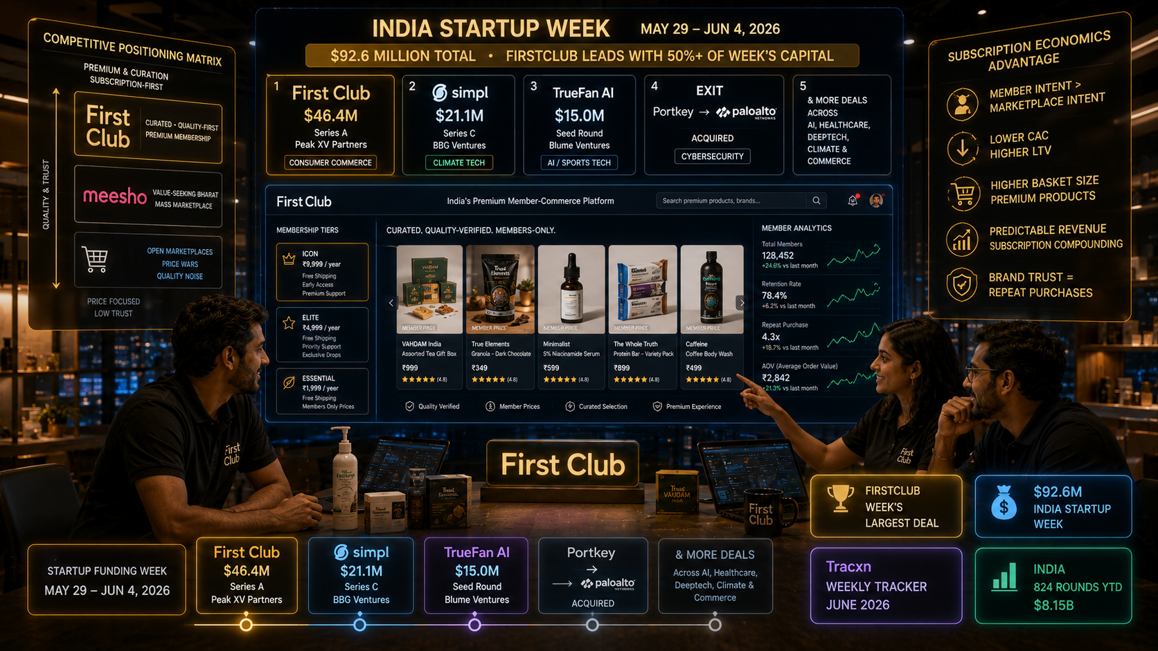 FirstClub India Tops Startup Funding Week June 2026