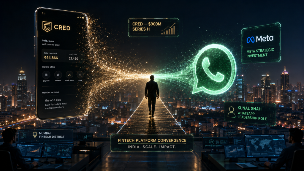 CRED Meta $900M Series H Kunal Shah WhatsApp 2026