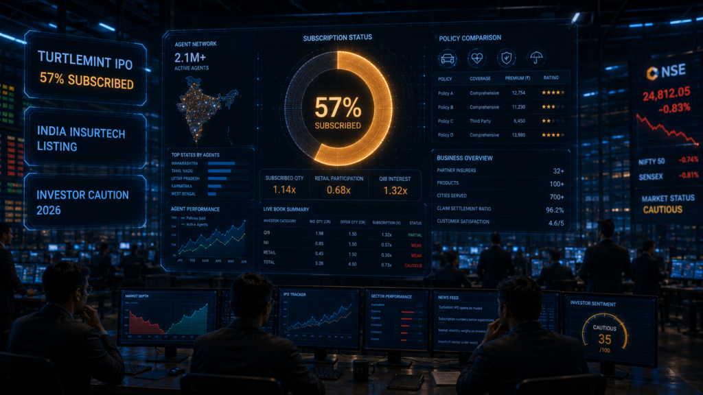 Turtlemint IPO Subscription Insurtech India 2026
