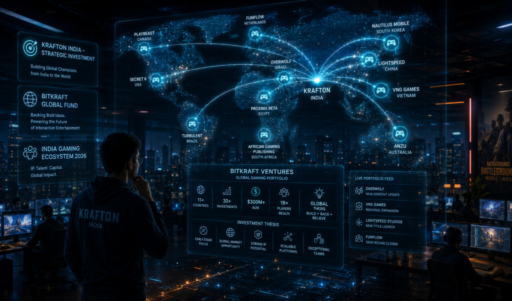 KRAFTON India BITKRAFT Ventures Gaming Fund 2026