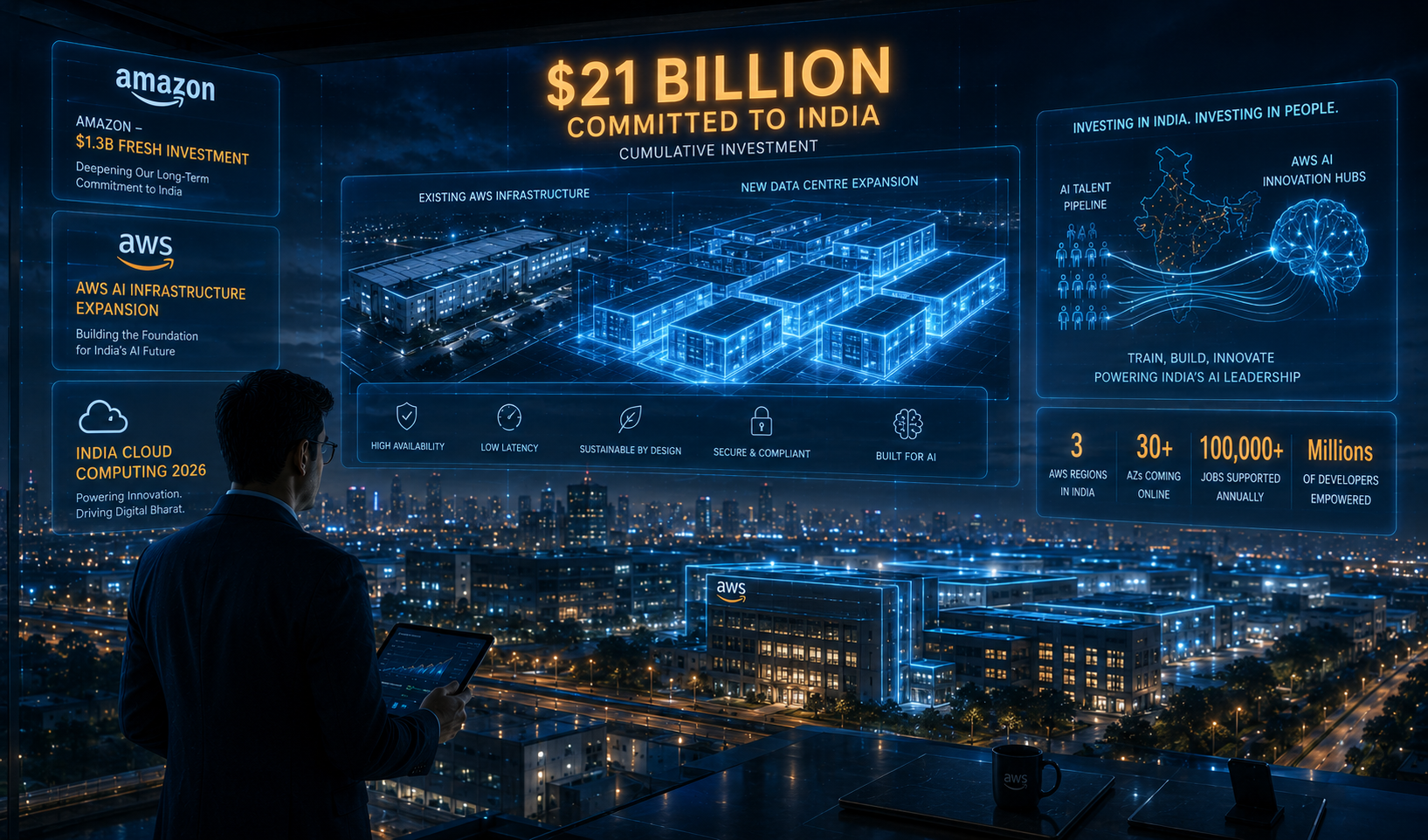 Amazon $1.3B India AI Cloud Investment 2026