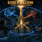 Global AI venture funding Q1 2026