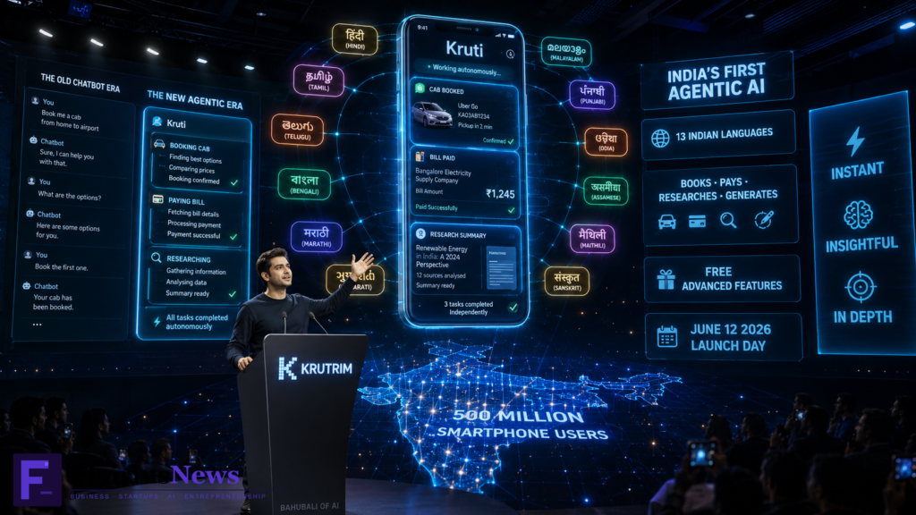 Krutrim Kruti agentic AI India