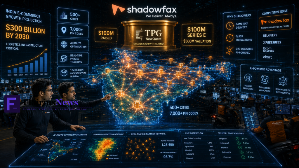 Shadowfax $100M Series E logistics India 2026