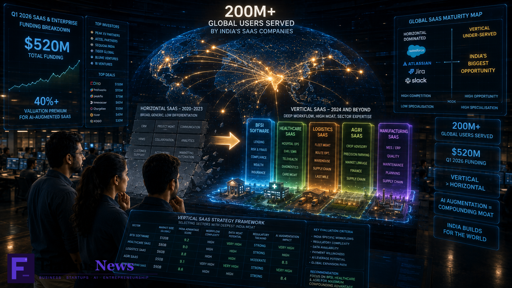 India SaaS 200M Global Users Vertical Shift 2026