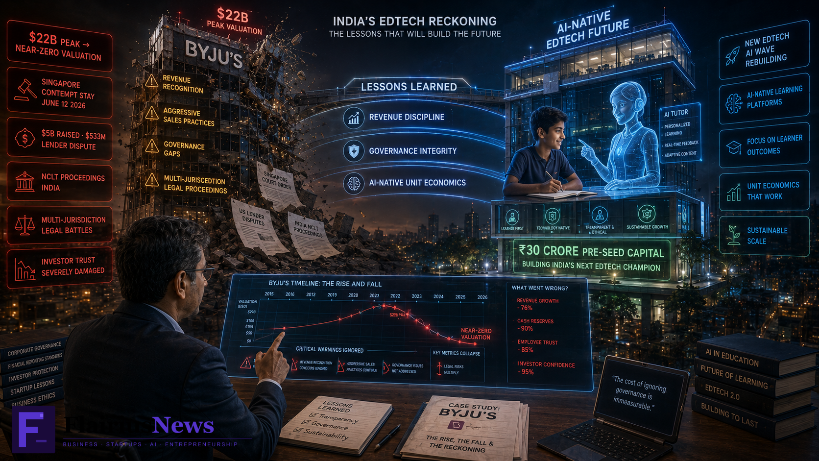 BYJU'S Singapore Contempt Stay India EdTech Lessons 2026