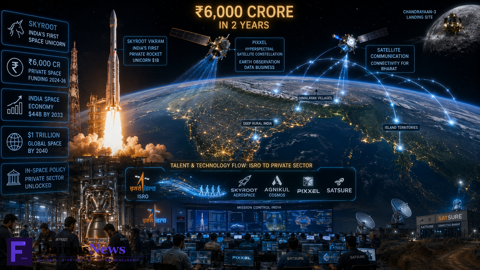 India Space Startup Funding ₹6000 Crore Skyroot Unicorn 2026