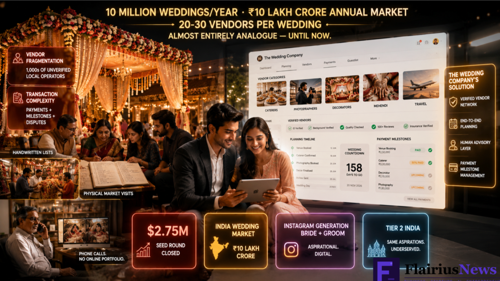 The Wedding Company seed funding India 2026