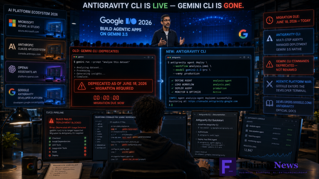 Google Antigravity CLI Replaces Gemini June 18 2026