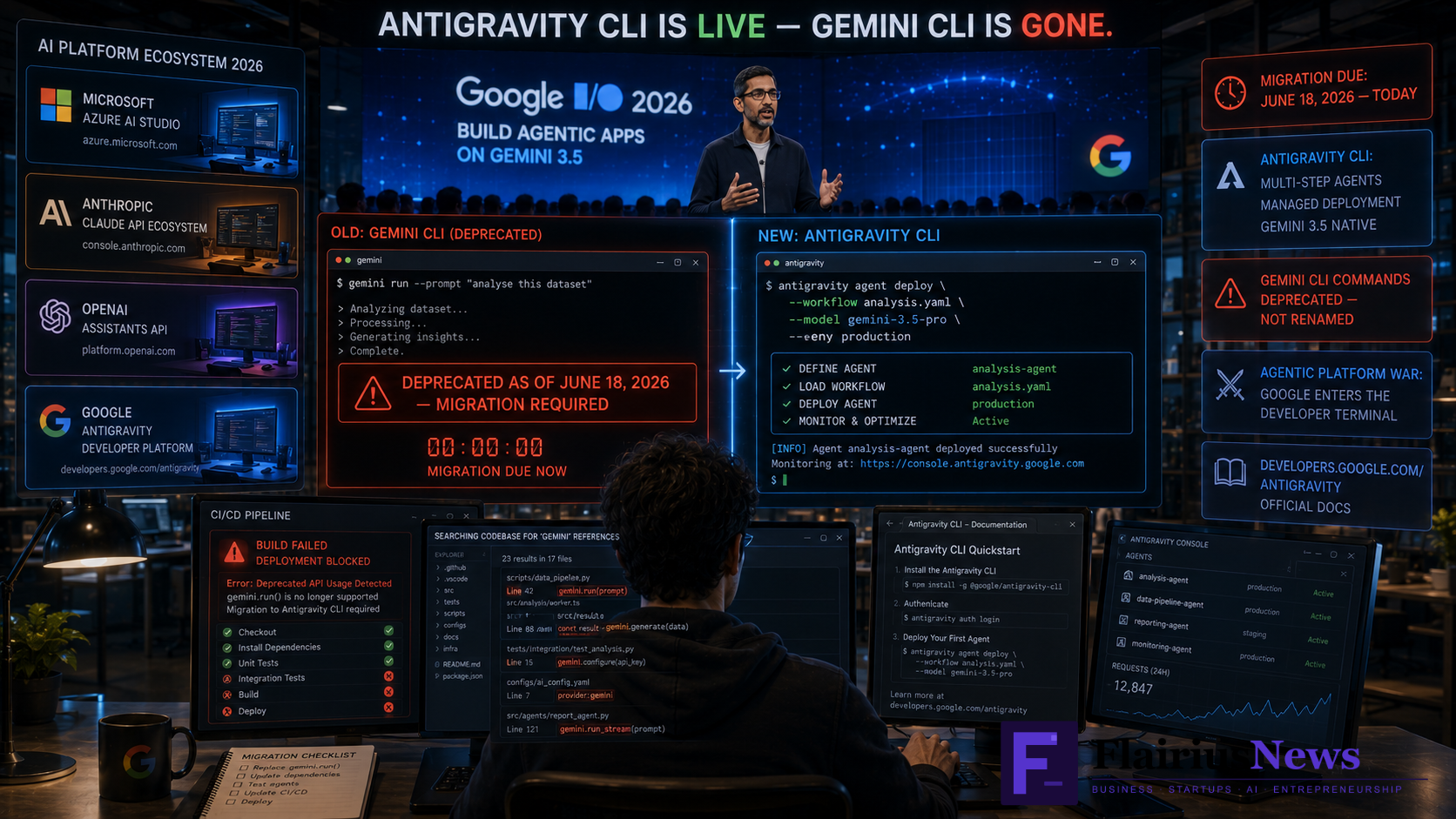 Google Antigravity CLI Replaces Gemini June 18 2026