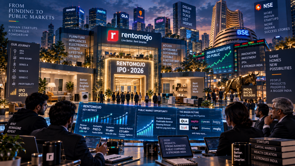 Rentomojo IPO India Startup Market 2026