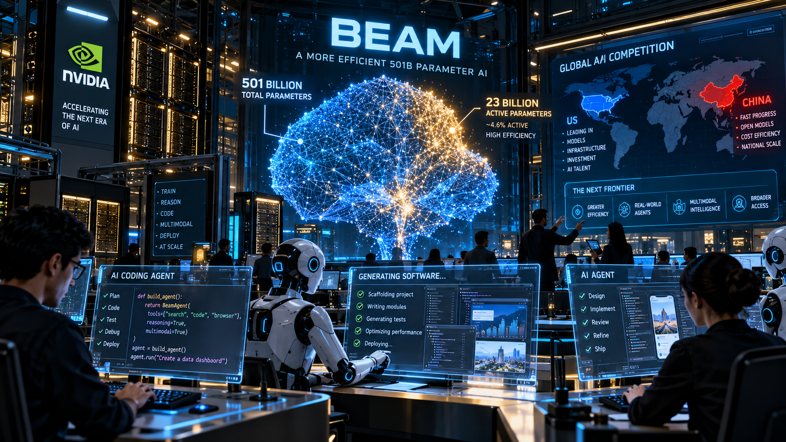 Reflection AI Beam Open Model