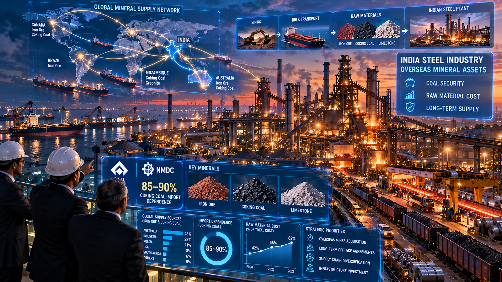 India Steel Industry Overseas Mineral Strategy 2026