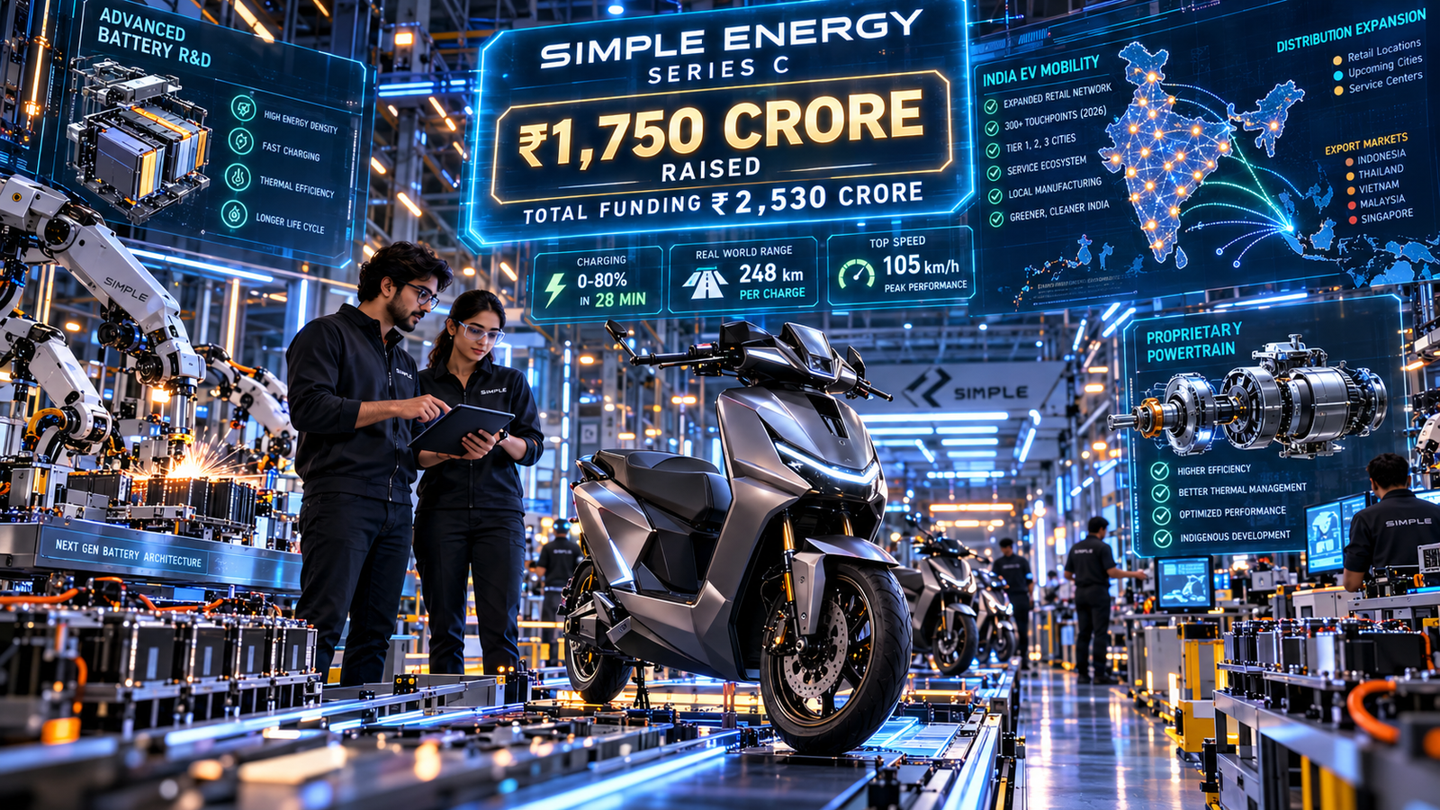 Simple Energy ₹1,750 Crore Series C EV Funding 2026