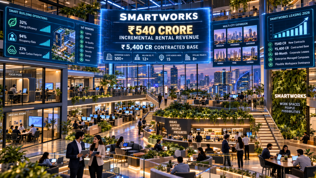 Current image: Smartworks ₹540 Cr Managed Office Revenue Surge 2026