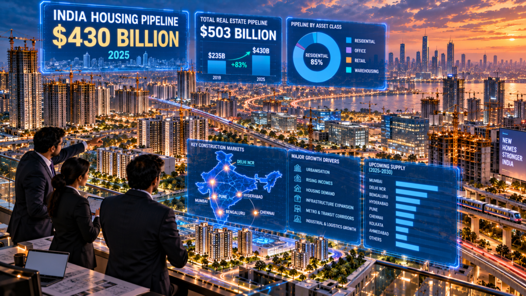 Current image: India Housing Pipeline $430 Billion 2026