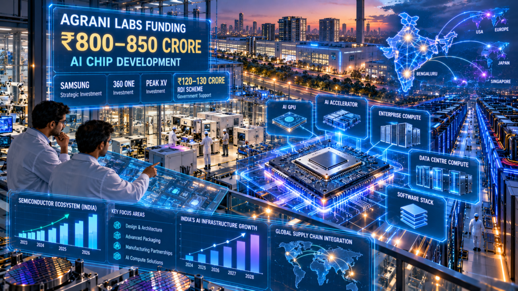 Current image: Agrani Labs Funding India AI Chips 2026